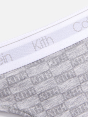 Kith Women For Calvin Klein Thong - Light Heather Grey