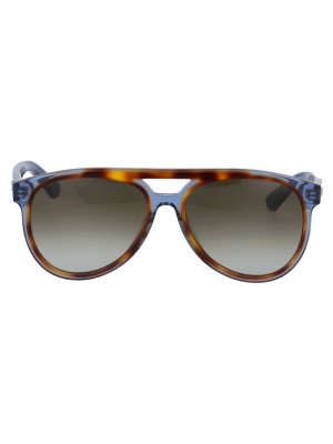 Salvatore Ferragamo Eyewear Aviator Sunglasses