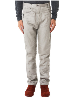 Asymmetric Denim Jeans (jeans-grey)