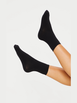 Black Sports Sock