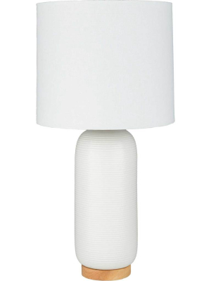 Everly Table Lamp White