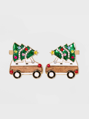 Sugarfix By Baublebar Christmas Vacation Stud Earrings