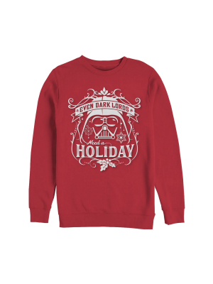 Men's Star Wars Christmas Dark Lord Holiday Sweatshirt