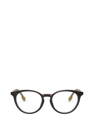 Burberry Eyewear Round Frame Glasses