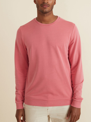 Garment Dye Crew Sweatshirt In Baked Apple