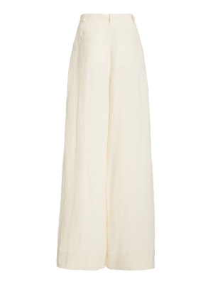 Molly Heavy-linen Wide-leg Trousers