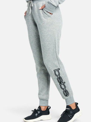 Bebe Sport Embroidered Logo Jogger