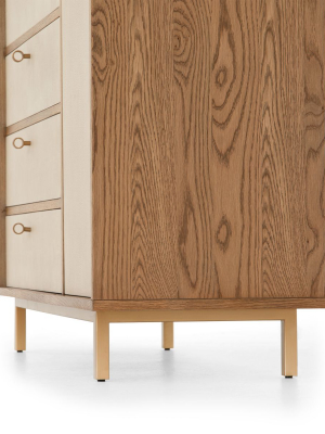 Adele Faux Shagreen Dresser