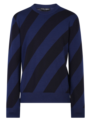 Dolce & Gabbana Diagonal Stripe Jumper