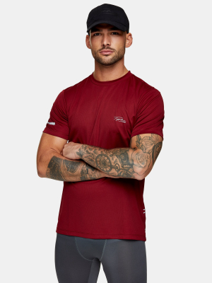 Signature Gym Red Logo Gym T-shirt