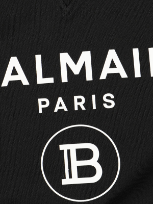 Balmain Kids Logo Printed Sweatshirt