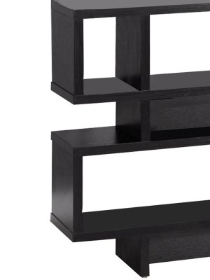 Contemporary Style Console/display Cabinet Black - Benzara