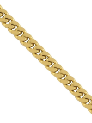 18k Solid Gold Cuban Chain (2.5 Mm)