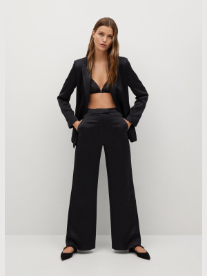 Satin Suit Pants