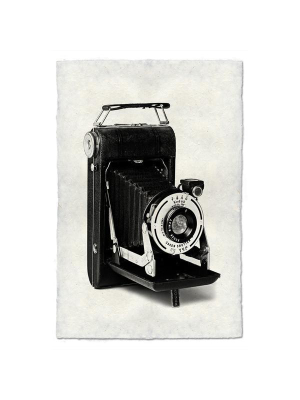 Vintage Camera Print "folding Autographic Brownie"