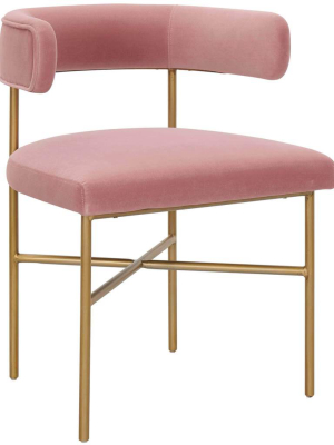 Kim Dining Chair, Pink