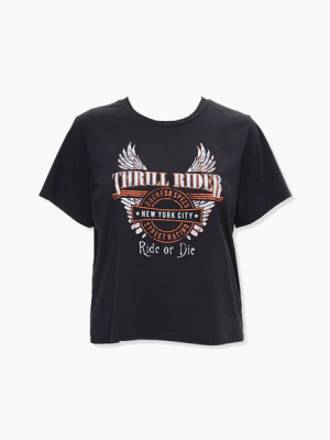 Plus Size Thrill Rider Graphic Tee