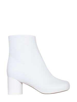 Mm6 Maison Margiela Block Heel Ankle Boots