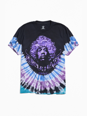 Jimi Hendrix Purple Haze Tie-dye Tee