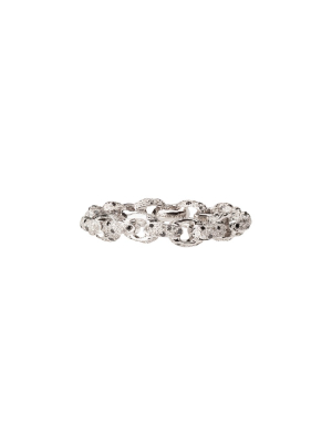 Sepper Chain Ring - White Gold