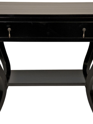 Noir Weldon Black Side Table