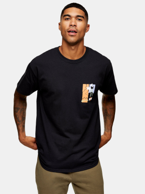 Abstract Box T-shirt In Black