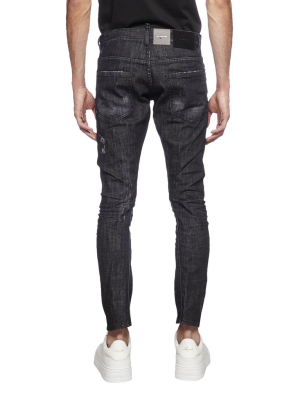 Dsquared2 Distressed Tapered-leg Jeans