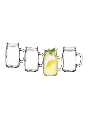 16oz 4pk Old Fashioned Drinking Jars - Cathy's Concepts