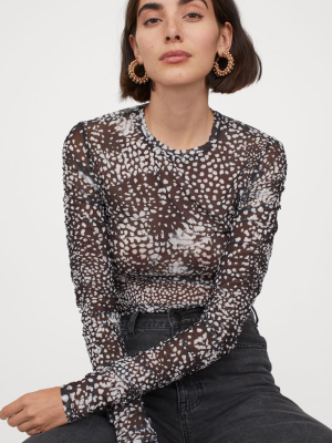 Patterned Mesh Top