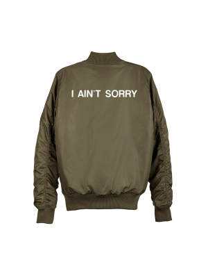 I Ain't Sorry Bomber [unisex]