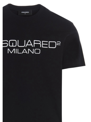 Dsquared2 Logo Print Crewneck T-shirt