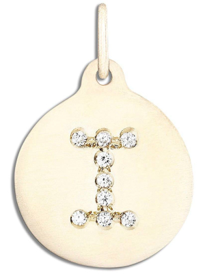 "i" Alphabet Charm Pavé Diamonds