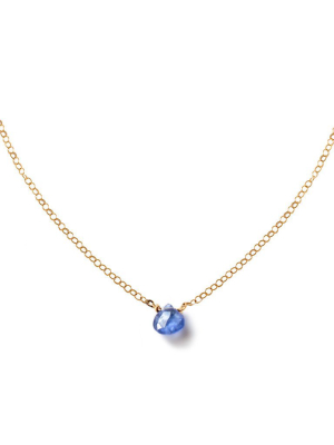 Short Gemstone Necklace - Tanzanite