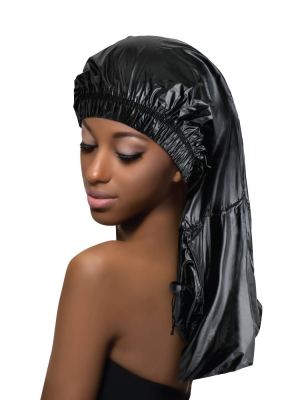 Annie Max Jumbo Braid Shower Cap - Black