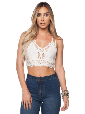 Buddylove Zuri Lace Bralette - White