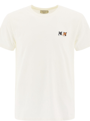 Maison Kitsuné Double Fox Head Patch T-shirt