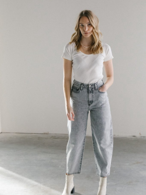 Agolde Balloon Jean In Alloy