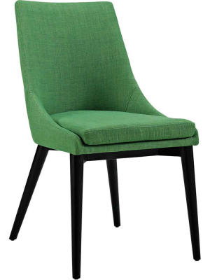 Victoria Fabric Dining Chair Green