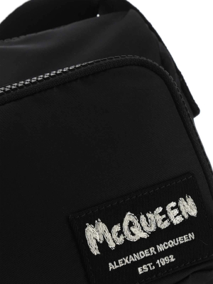 Alexander Mcqueen Logo Patch Camera Bag