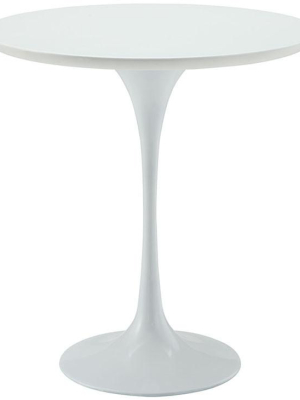 Saarinen Style Wood Side Table