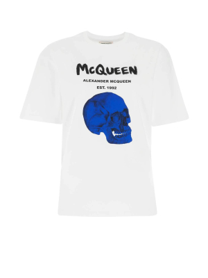 Alexander Mcqueen Skull Print T-shirt