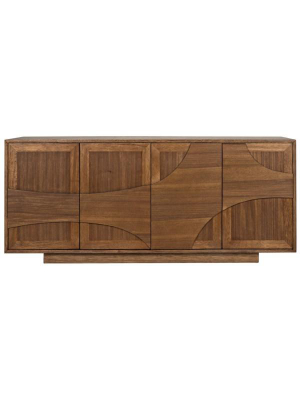 Collage Sideboard In Dark Walnut