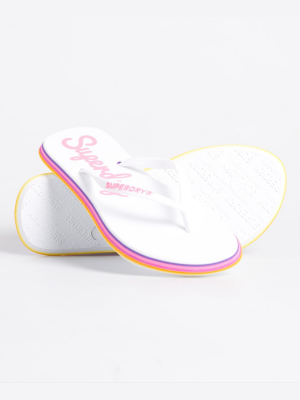 Neon Rainbow Sleek Flip Flop