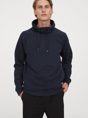 Chimney-collar Sweatshirt