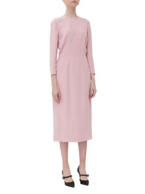 Dolce & Gabbana Long Sleeve Midi Dress