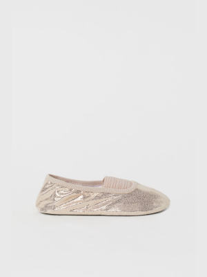 Shimmery Ballet Shoes