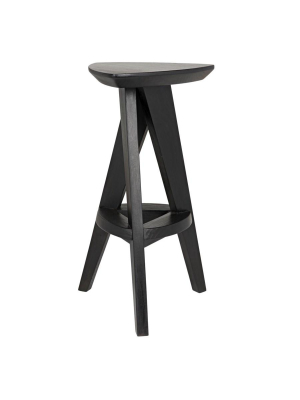 Twist Counter Stool, Charcoal Black