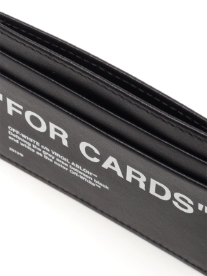 Off-white Quote Print Cardholder