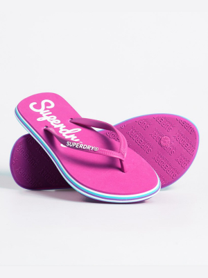 Neon Rainbow Sleek Flip Flop