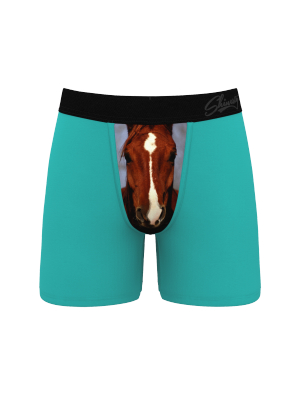 The Prized Pony | Blue Horse Ball Hammock® Pouch Underwear